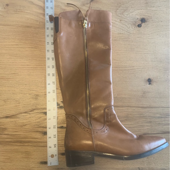 Baldi London Double Zipper Tall Riding Boots‎ Chestnut Women’s 9 Preloved - Picture 10 of 10